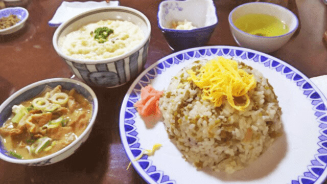 たかなめし定食