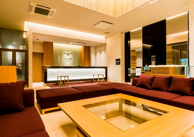 CANDEO HOTELS福岡天神　カンデオホテルズ　ロビー
