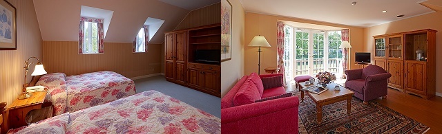 フォレストヴィラ　コテージ内の様子