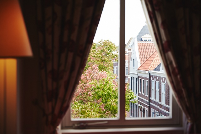 ホテルアムステルダム　客室から見える園内