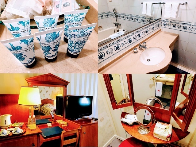 ホテルアムステルダム　ローラアシュレイルーム　アメニティ