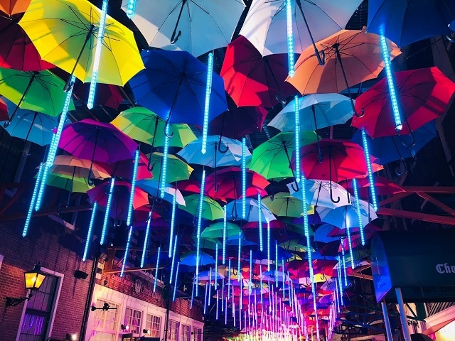 光のアンブレラストリート