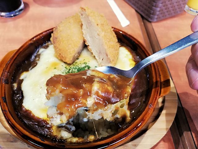 海峡プラザ　くじら焼きカレーセット