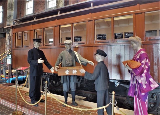 九州鉄道記念館 明治時代の駅の風景