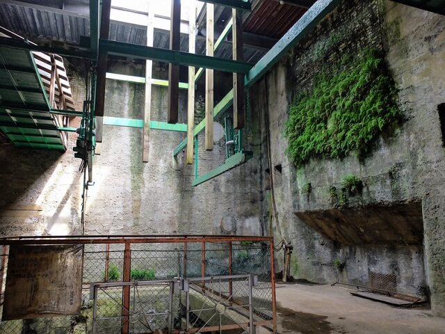 九州　世界遺産　万田坑　第二堅坑坑口