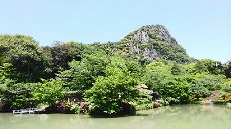 御船山楽園　夏　池