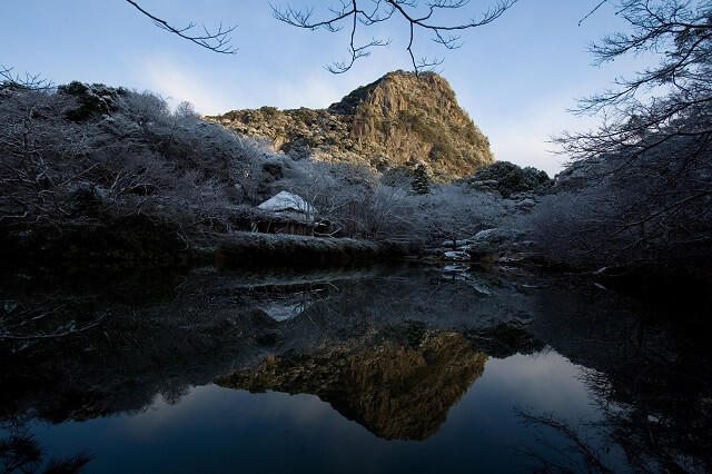 御船山楽園　冬　積雪