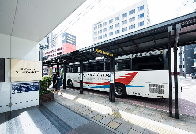 長崎バスターミナルホテル　バス停
