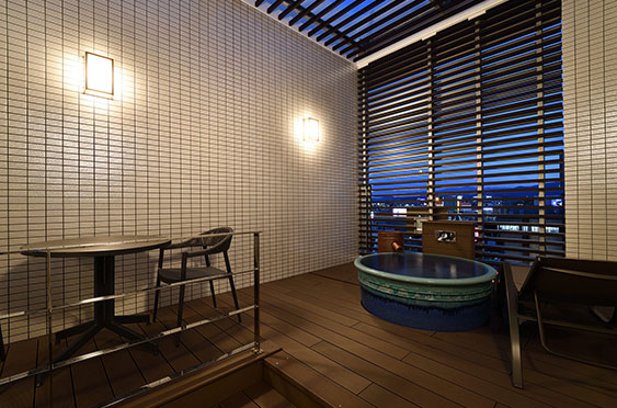 中洲　天神　おすすめ　ホテル　ホテルWBF福岡中洲　客室　露天風呂