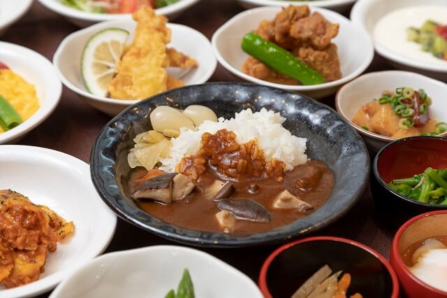 天然温泉白糸の湯ドーミーイン大分　朝食