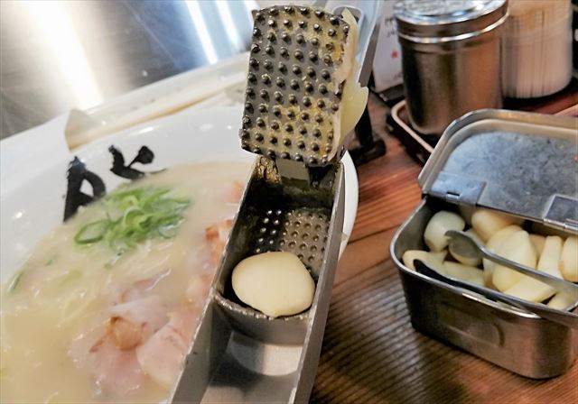 ラーメン膳　にんにく