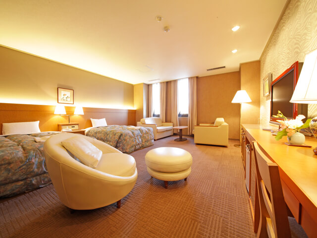 佐賀おすすめホテル ホテルグランデはがくれ 客室