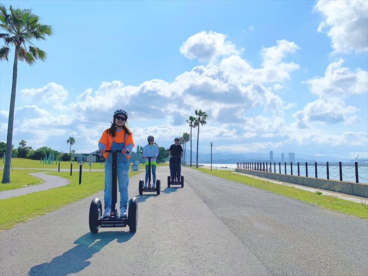 海の中道　セグウェイツアー　海岸線