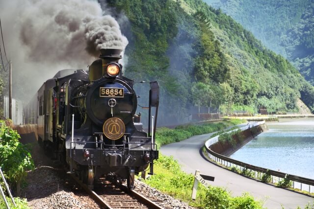 九州　観光列車　SL人吉