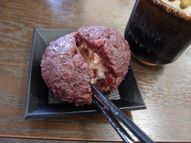 資さんうどん　ぼた餅