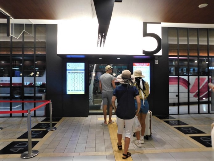 天神バスターミナル　のりば