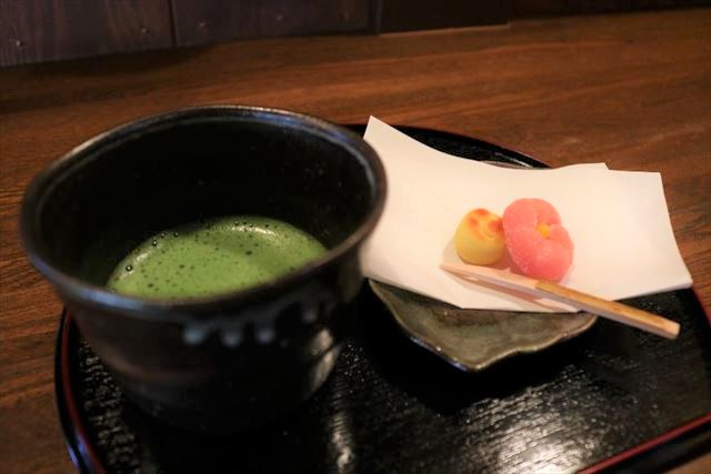 臼杵観光　抹茶セット