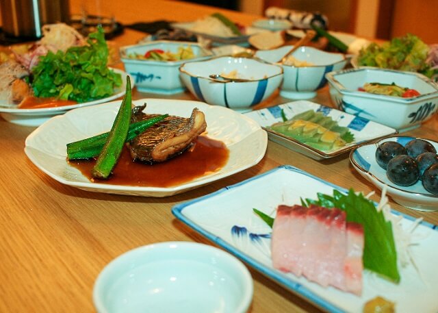 屋久の宿たぐち 夕食