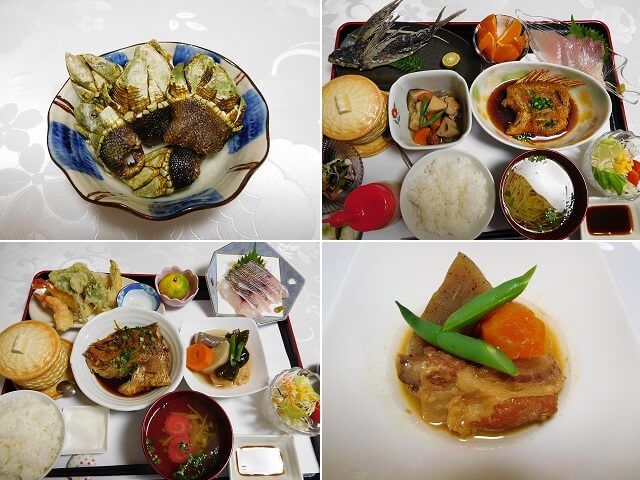 民宿いっぱち 地元食材たっぷり