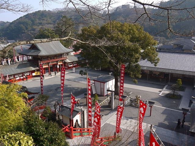 祐徳稲荷神社　本殿からの眺め